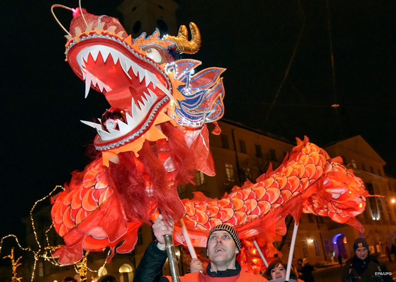 праздник дракона китай
