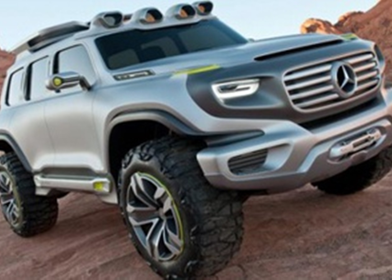 Mercedes показала концепт-кар - брутальный джип с водородным двигателем ...