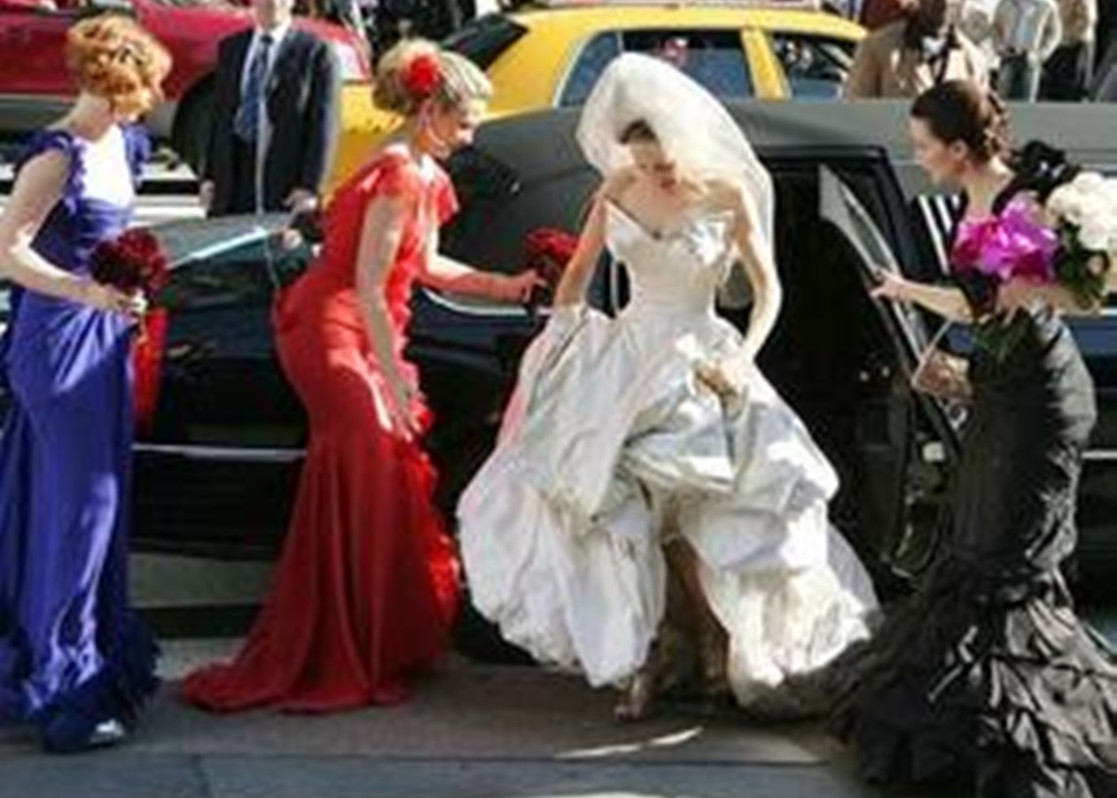 Свадьба Кэрри Брэдшоу подружки невесты