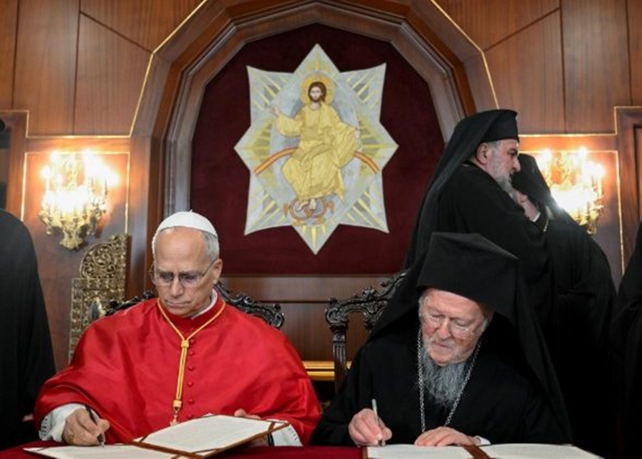 Папа Лев XIV і патріарх Варфоломій закликали до сопричастя церков