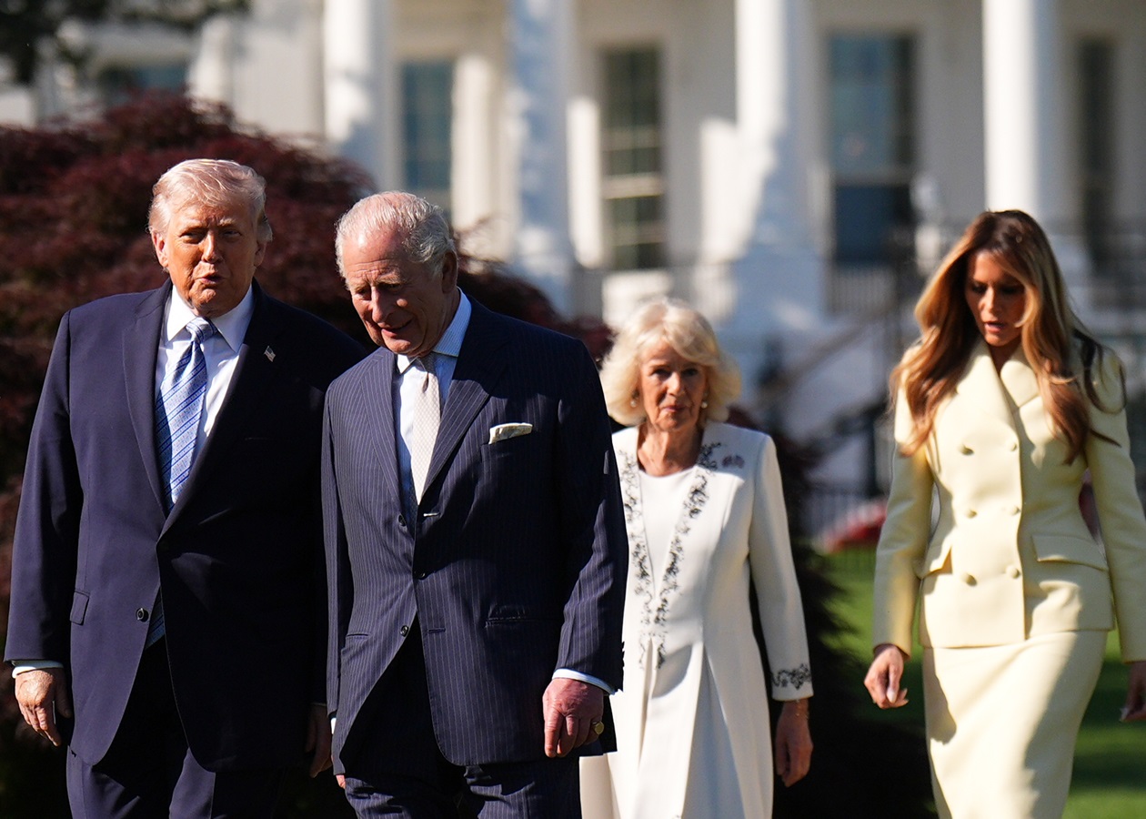 Трампи прийняли у Білому домі короля Чарльза і королеву Каміллу