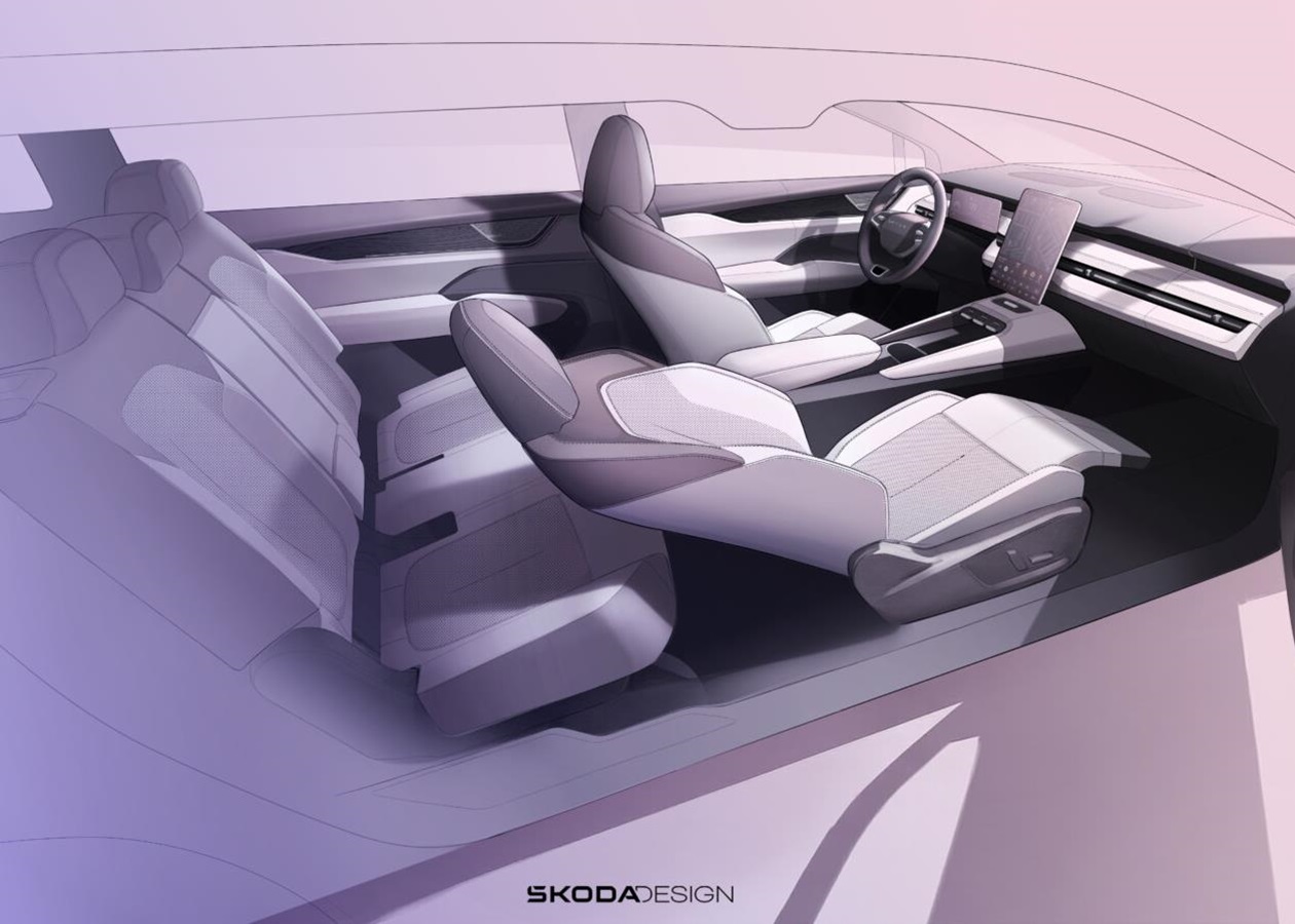 Skoda розкрила інтер’єр нового електрокросовера Peaq перед прем’єрою