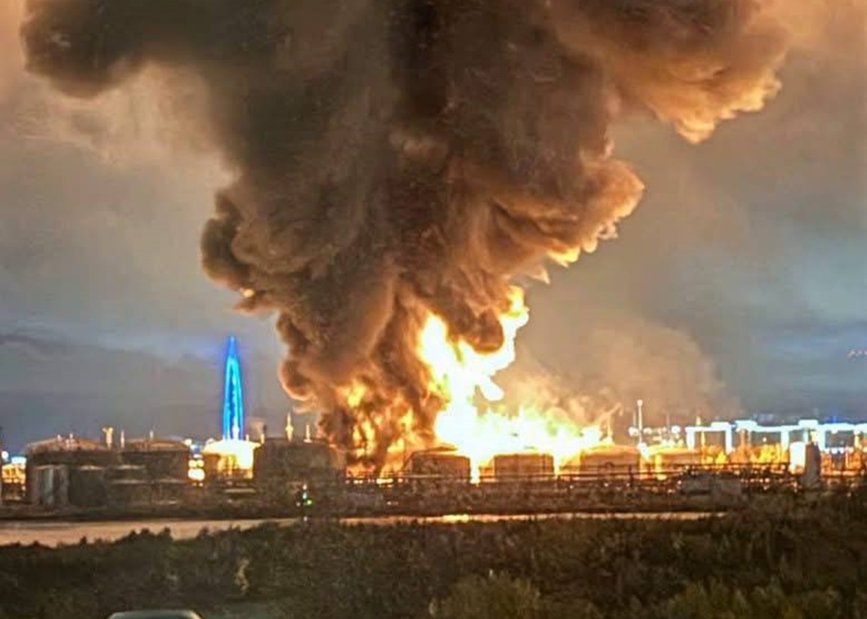 Ukrainian firm Fire Point confirms drone strike on Saint Petersburg ...