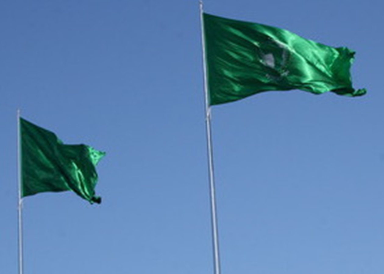 Ливия флаг зеленый