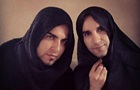 Мужчины Ирана надевают хиджабы. Флешмоб