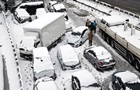 Аномальні снігопади паралізували Стамбул