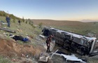 Автобус со студентами перевернулся в Турции, более 40 пострадавших