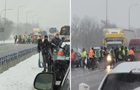 Українські водії заблокували дорогу у Польщі