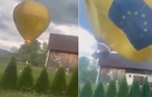 В Литве упал воздушный шар: семь травмированных