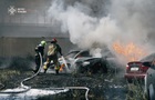У Києві згоріло близько 30 авто, один автобус та 10 мотоциклів