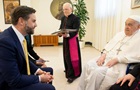 Папа Римський провів зустріч з Венсом у Ватикані