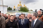Зеленський, Макрон і Стармер погуляли в центрі Києва