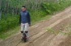 Задержан мужчина, который на моноколесе пытался выехать в Словакию