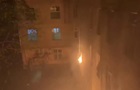 Атака на Киев: горит многоэтажный дом