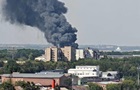 В Ростове на складе вспыхнул огромный пожар