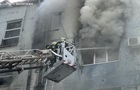 В Запорожье во время пожара пострадали девять человек
