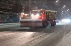 В Киеве метель: на дороги выехало более ста единиц спецтехники