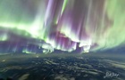 Пілот зафіксував історичне полярне сяйво над Атлантикою