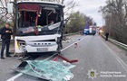 На Виннитчине грузовик протаранил автобус с пассажирами