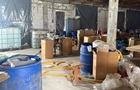В Киеве  элитный  алкоголь разливали в подпольном цехе