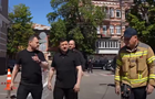Зеленский посетил места попаданий в Киеве