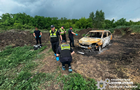 Под Винницей нашли сожженный автомобиль с телом в салоне