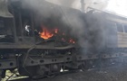 У Запоріжжі дрон РФ влучив в електровоз Укрзалізниці