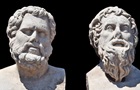 В Израиле нашли 1700-летние греческие мраморные бюсты