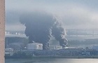 В Петербурге атака БПЛА, горит нефтяной терминал