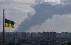 В Киеве горит дом после попадания  шахеда 