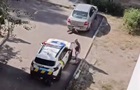 В Каменском полицейская машина переехала мужчину