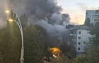 В Киеве загорелся дом после атаки  шахеда , есть раненые