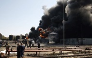 На горящей нефтебазе возле Василькова найдено тело