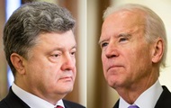 Порошенко рассказал Байдену о ситуации на Донбассе