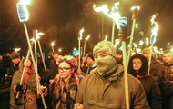 В Киеве закончился факельный марш