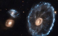 Hubble сфотографировал галактику Колесо Телеги