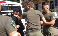 Появилось видео конфликта охранников и журналистов в Одессе