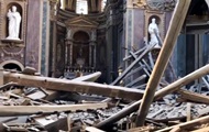 В центре Рима у церкви обрушилась крыша