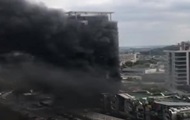 В элитном районе Киева горела новостройка
