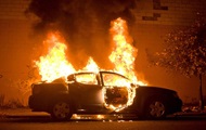 В Киеве ночью горели пять машин
