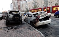 В Киеве сгорели шесть автомобилей