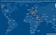 В Італії створили карту світової COVID-вакцинації