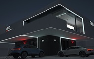Audi оборудует пункты зарядки электромобилей лаунж-хабами
