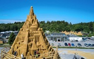 Denmark builds world’s tallest sand castle