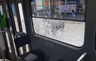 In Kharkov, a tram with passengers was shot at