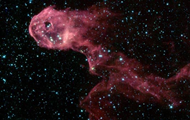 NASA запечатлела в космосе галактику, похожую на хобот слона