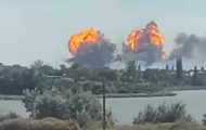 З явилося відео наслідків вибухів у Криму