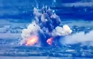 Появилось видео эпического взрыва склада БК врага