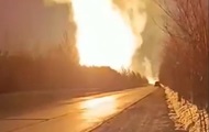 Стовп вогню: у РФ стався вибух на газопроводі