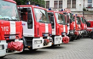 Украина получила от Латвии 16 пожарных автомобилей